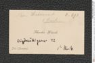 k.k. naturhistorisches Hofmuseum, Intendanzakten 1885-1896 (Hauer), Aktenzahl Z.693/1892, Seite 1